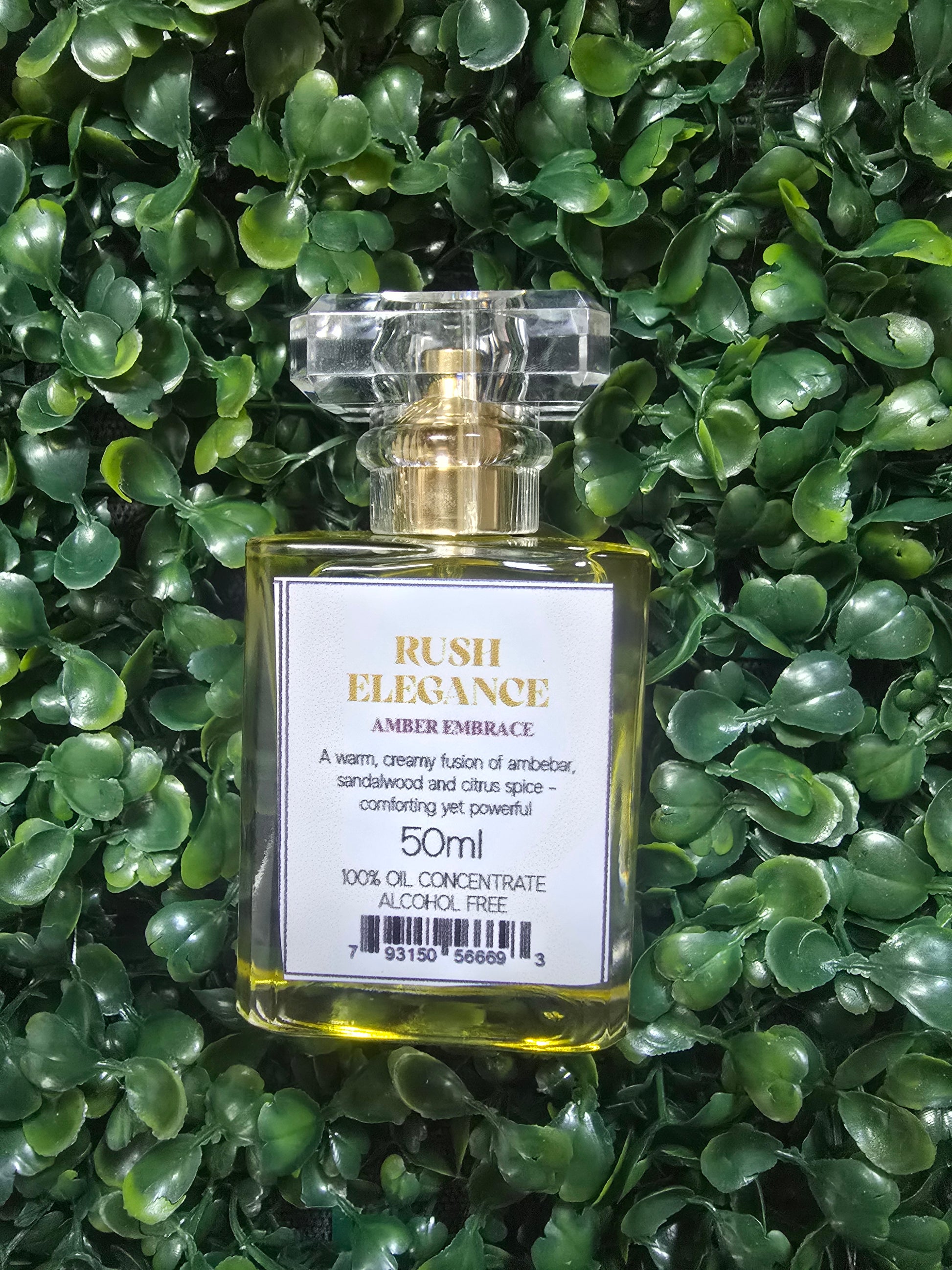 AMBER EMBRACE; PURE UNDILUTED AND UNADULTERATED PERFUME OIL 50ML
